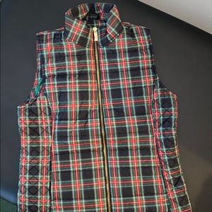 Vineyard Vines Navy Plaid Vest